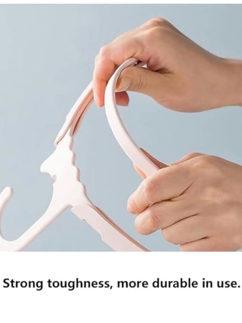 White Space-Saving Closet Hangers Set - Brand Unspecified